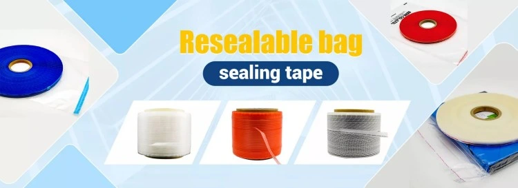 PE Film Resealable Bag Sealing Tape Acrylic Double Sided Film Antistatic Bag Sealing Tape
