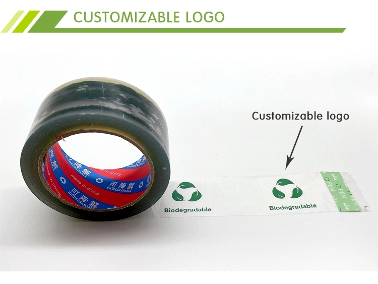 Biodegradable Plastic/Custom Logo/Strong Adhesive/Cellophane Film /Writable Packaging Tape