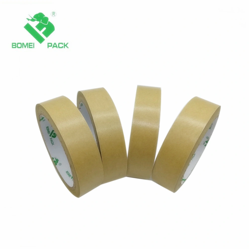 Hot-Sale Gummed Kraft Paper Self Adhesive Tape for Carton Packaging