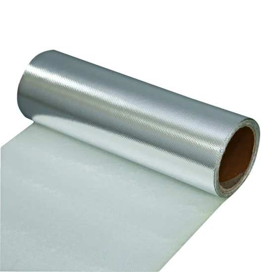 Aislamiento térmico de la división de la cinta de la fibra de vidrio del papel de aluminio del tubo de humo alto anti